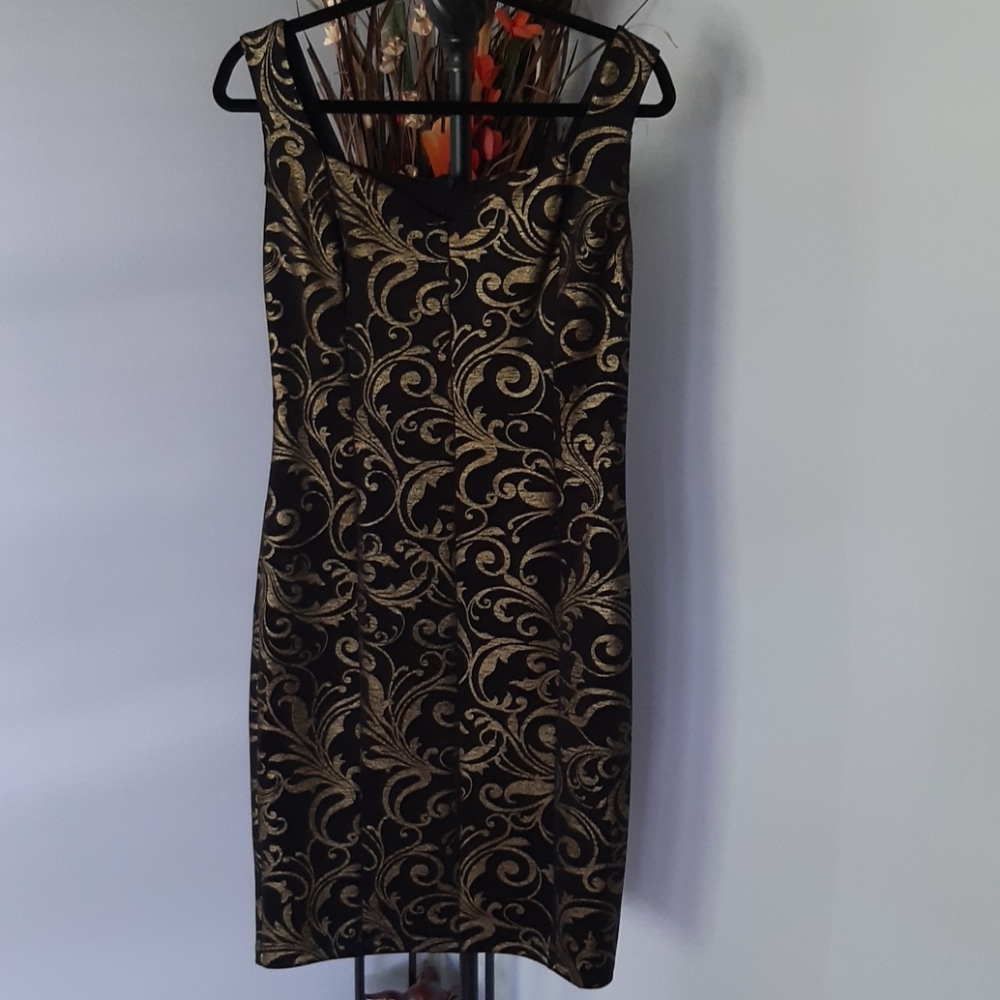 ☆Enfocus Studio black and gold dress
